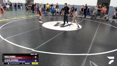 86 lbs Final - Kyson Rogers, Nikiski Freestyle Wrestling Club vs Mick Dobbs, Interior Grappling Academy