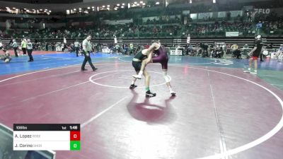 106 lbs Semifinal - Angel Lopez, Roselle Park vs Jaxin Corino, Shore Thing WC