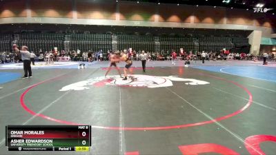 175 lbs Cons. Round 4 - Asher Edwardson, University Prepatory School vs Omar Morales, Gregori