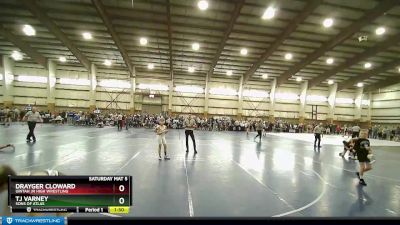 85 lbs Quarterfinal - Drayger Cloward, Uintah Jr High Wrestling vs Tj Varney, Sons Of Atlas