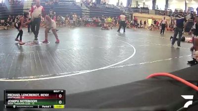 90/105 Round 1 - Joseph Noteboom, Bison Takedown Club vs Michael Lencrerot, Iii(105), Unattached