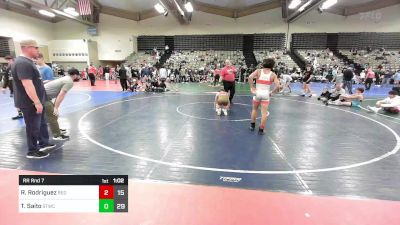 121 lbs Rr Rnd 7 - Robert Rodriguez, Red Nose WC vs Teag Saito, Shore Thing Wave