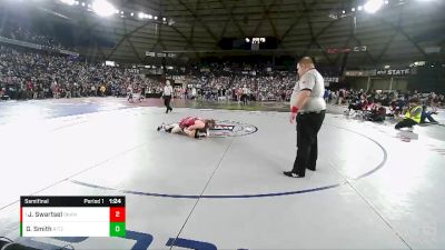 1B/2B 195 Semifinal - Johnny Swartsel, Okanogan vs Gabe Smith, Lind-Ritzville