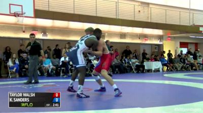 75 Round of 16 Taylor Walsh (United States) vs. Kendrick Sanders (United States)