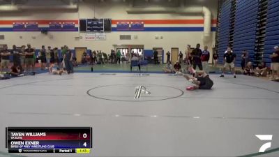 145 lbs 5th Place Match - Owen Exner, Birds Of Prey Wrestling Club vs Taven Williams, VA ELITE