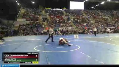 132 lbs Cons. Round 1 - Cade Olson-Tingelstad, Central Cass vs Adam Smith, Hillsboro-Central Valley