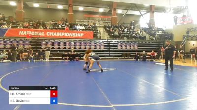 136 lbs Round Of 16 - Bella Amaro, Southern Oregon vs Eunique Davis, Missouri Baptist