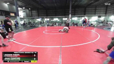 95 lbs Cons. Round 3 - Jackson Thienel, NC Wrestling Factory vs Javan Crawford, Tallwood Wrestling Club