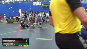 117 lbs Semis & 1st Wrestleback (8 Team) - Jaden Peters, Untouchables Purple vs Brendan Nardin, Revival Evil Empire