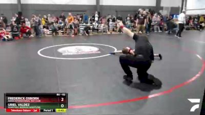 62 lbs Round 3 - Frederick Osborn, Askeo International Mat Club vs Uriel Valdez, Sunnyside Ironman Wrestling