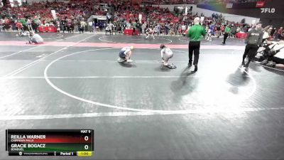 95 lbs Semifinal - Gracie Bogacz, Bonduel vs Reilla Warner, Chippewa Falls