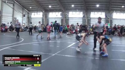 72 lbs Round 3 (6 Team) - Mason Brown, Olympia vs Kerrigan Davis, Terps Xtreme