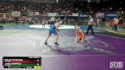 D 3 145 lbs Cons. Round 2 - James Sheffield, St. Mary`s vs Nolan McMichael, St. Louis