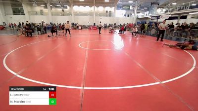 100 lbs Semifinal - Lukas Boxley, Wolfgang Wr Ac vs Nathan Morales, Smitty's Wrestling Barn