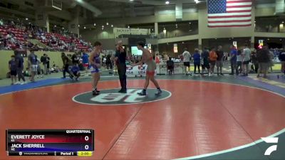 160 lbs Quarterfinal - Everett Joyce, KS vs Jack Sherrell, NE