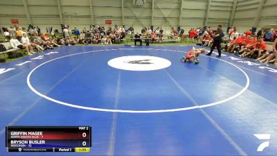 88 lbs Quarters & 1st Wb (16 Team) - Griffin Magee, North Dakota Blue vs Bryson Busler, Wisconsin