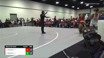 126 lbs Round 3 (6 Team) - Carlos Stanton, Black Mambas vs Joseph Toscano, Team Empire