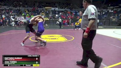 176 lbs Cons. Round 4 - Matthew Murray, Sauk Valley WC vs Ivan Torres, Collinsville WC