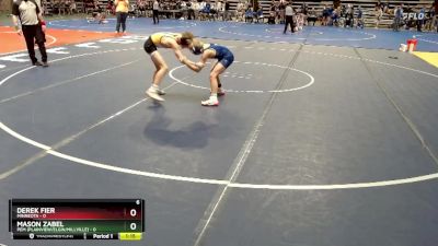 85 lbs Semis & 1st Wrestleback (8 Team) - Derek Fier, Minneota vs Mason Zabel, PEM (Plainview/Elgin/Millville)