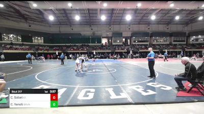 106 lbs Consi Of 16 #1 - Cyrus Sabet, St. Alban's vs Christian Yanoti, Brunswick