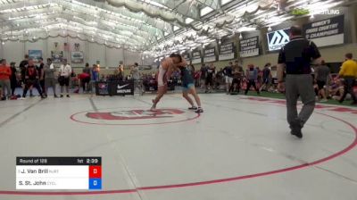 74 kg Round Of 128 - John Van Brill, NJRTC vs Skyler St. John, Cyclone Regional Training Center