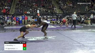 149 lbs Consolation - Josh Breeding, Princeton vs PJ Ogunsanya, Army West Point