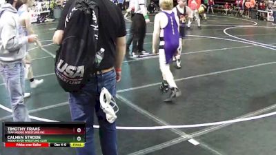 160 lbs Cons. Round 2 - Timothy Fraas, Team Agoge Wrestling Inc vs Calhen Strode, Wood River Wrestling Club