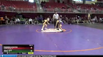 120 lbs Round 2 (8 Team) - Madden Kontos, Grand Island vs Kale Vice, Gretna