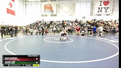 96 lbs Cons. Round 4 - Asher Orr, Club Not Listed vs Jack Murray, BH-BL Youth Wrestling