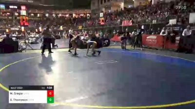 87 lbs Consy 4 - Mason Gregor, Cathedral Prep vs Aiden Thompson, Cranberry