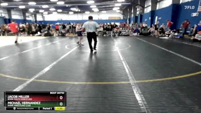 102 lbs Cons. Round 2 - Jacob Miller, Boise Youth Wrestling vs Michael Hernandez, Hawk Wrestling Club