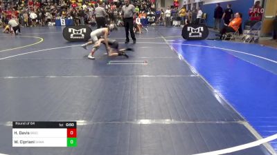 74 lbs Round Of 64 - Holden Davis, Brecksville vs Weston Cipriani, SHWA