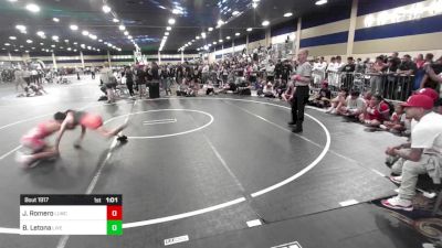 113 lbs Round Of 128 - Jordan Romero, Llwc vs Balam Letona, Live Oak Wrestling Santa Cruz