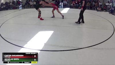 123 lbs Cons. Round 1 - Carter Swearingen, Nebraska vs Nicholas Smith, Nebraska