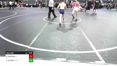 100 lbs Consi Of 8 #2 - Boston Morford, Young Guns (IL) vs Jameson Onstott, Massa's Maniacs