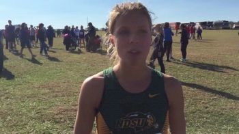 Erin Teschuk after winning the Midwest regional