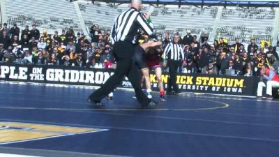 125lbs Match Thomas Gilman (Iowa) vs. Eddie Klimara (OSU)