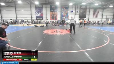 68 lbs Rd# 3 12:00pm Friday - Matthew Campos, Cali Red vs Brett Zakrzewski, Ranger Wrestling Club