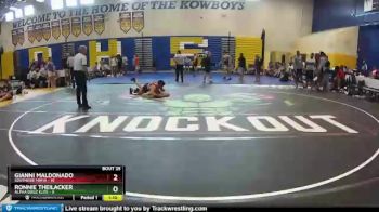 145 lbs Round 7 (8 Team) - Gianni Maldonado, Southside Mafia vs Ronnie Theilacker, Alpha Dogz Elite