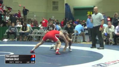 125lbs Match Tim Lambert (NEBRASKA) vs. Darian Cruz (LEHIGH UNIVERSITY)