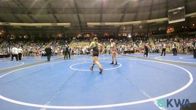 126 lbs Consi Of 8 #2 - Bailie Forbes, Noble Takedown Club vs Payton Maggarrd, Claremore Wrestling Club