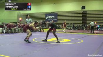 157lbs Match Brandon Kingsley (MINNESOTA) vs. Tommy Gantt (NC STATE UNIVERSITY)