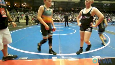 57 lbs Quarterfinal - Khloe Weisinger, Wyandotte Youth Wrestling vs Amourah Taylor, Deer Creek Wrestling Club