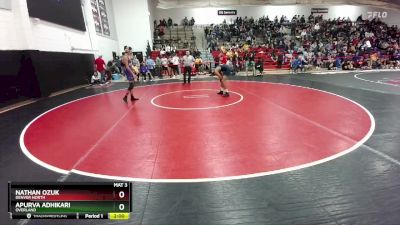 132 lbs Champ. Round 2 - Nathan Ozuk, Denver North vs Apurva Adhikari, Overland