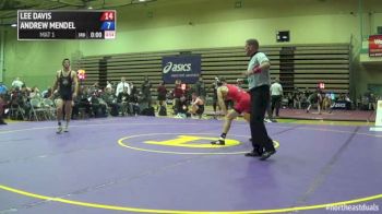 174lbs Match Nick Hall (NC STATE UNIVERSITY) vs. Brian Harvey (ARMY)