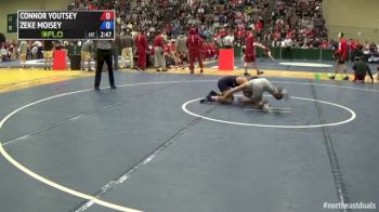 125lbs Match Connor Youtsey (U OF MICHIGAN) vs. Zeke Moisey (WEST VIRGINIA)