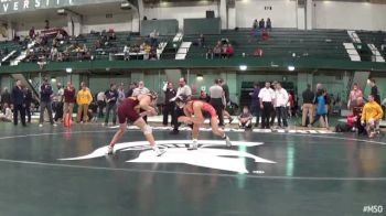 125lbs Semi-finals Paul Petrov (Bucknell) vs. Brent Fleetwood (CMU)