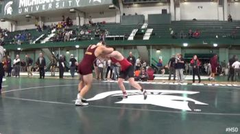 184lbs Semi-finals Ryan Christrianson (Wisconsin) vs. Austin Severn (CMU)