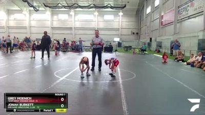 44 lbs Round 1 - Jonah Burkett, Orchard Wrestling Club vs Grey Moenich, Team West Virginia Gold