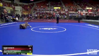 3-2-1A 113 Semifinal - Keaton Rottinghaus, Seneca-Nemaha Central vs Kash Schiltz, Hoxie